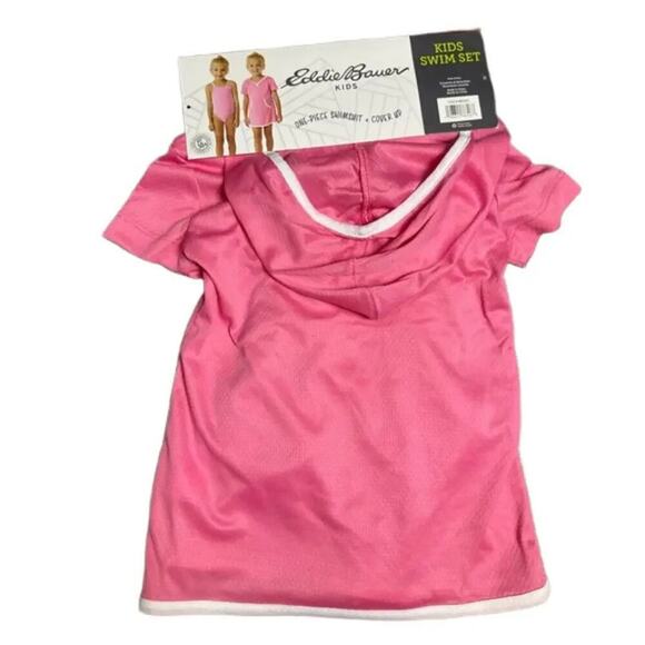 Eddie Bauer Girls Swim Set  Cover up Size 2T NWT - Picture 3 of 5